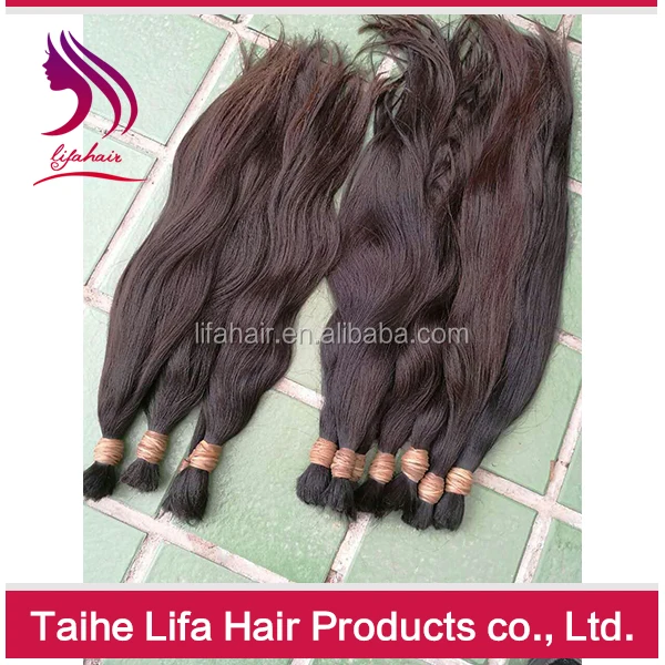 Top grade hot selling in Russia virgin human best quality Single raw donor hair bundles