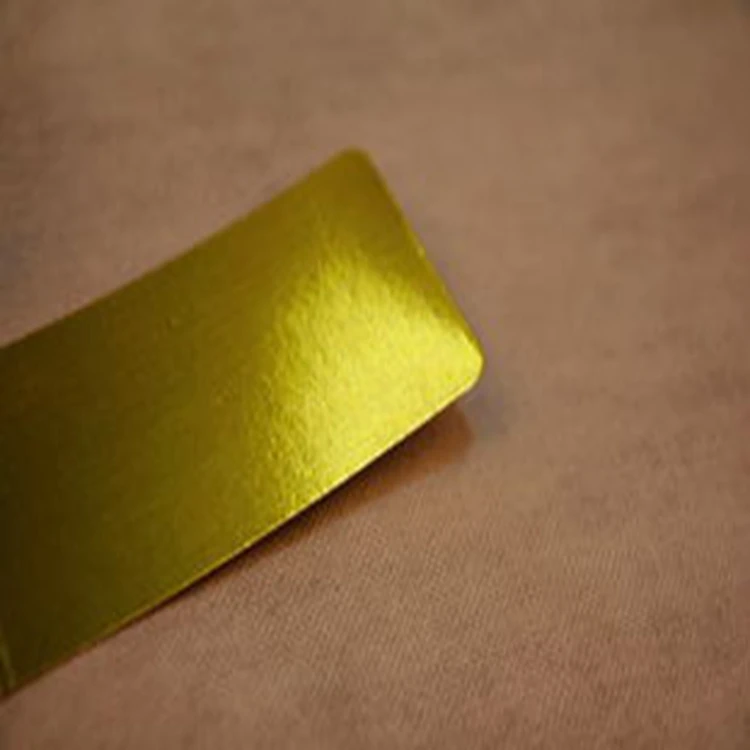 
Silver /gold Pet Metallized Film Laminated Paper For Printing And Packaging Box 