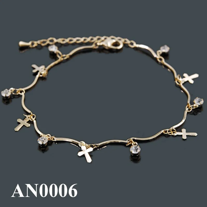 2015 Fashion Indian Gold Anklets For Women , Foot Jewelry New Design Fancy Anklet , Cheap Ankle Bracelet