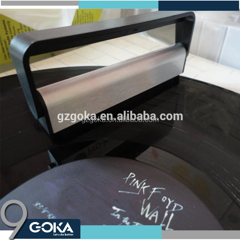 Винил углеродного волокна кисти Поворотный щетка LP проигрыватель Cleaner кисть