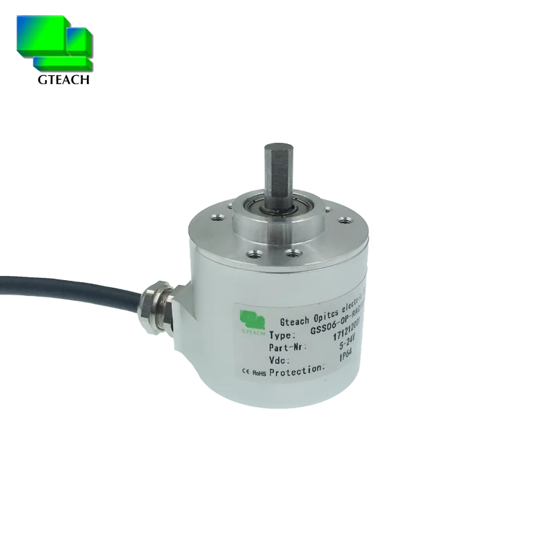 2048 pulses encoder 11 bits incremental rotary encoder square wave voltage output