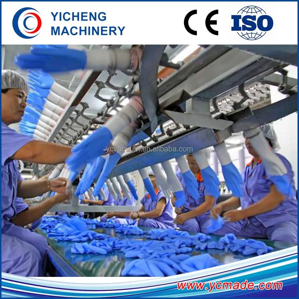 Высокое качество одноразовые медицинские хирургические перчатки производственной линии