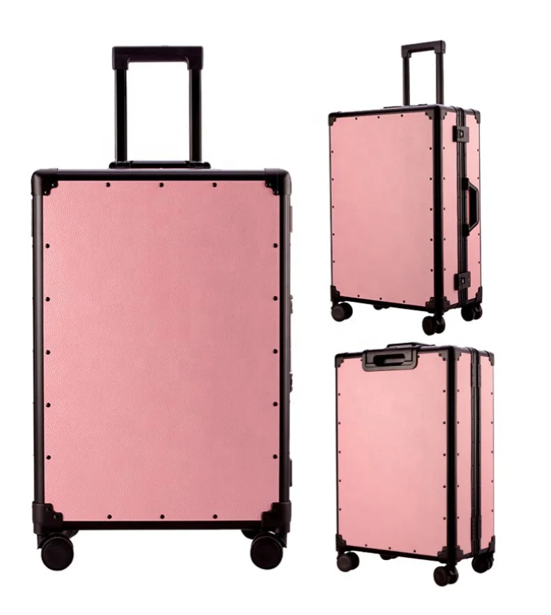 
ABS PC Vintage Trolley Suitcase Toolkit Case Retro Travel Bag Carry-on Luggage 