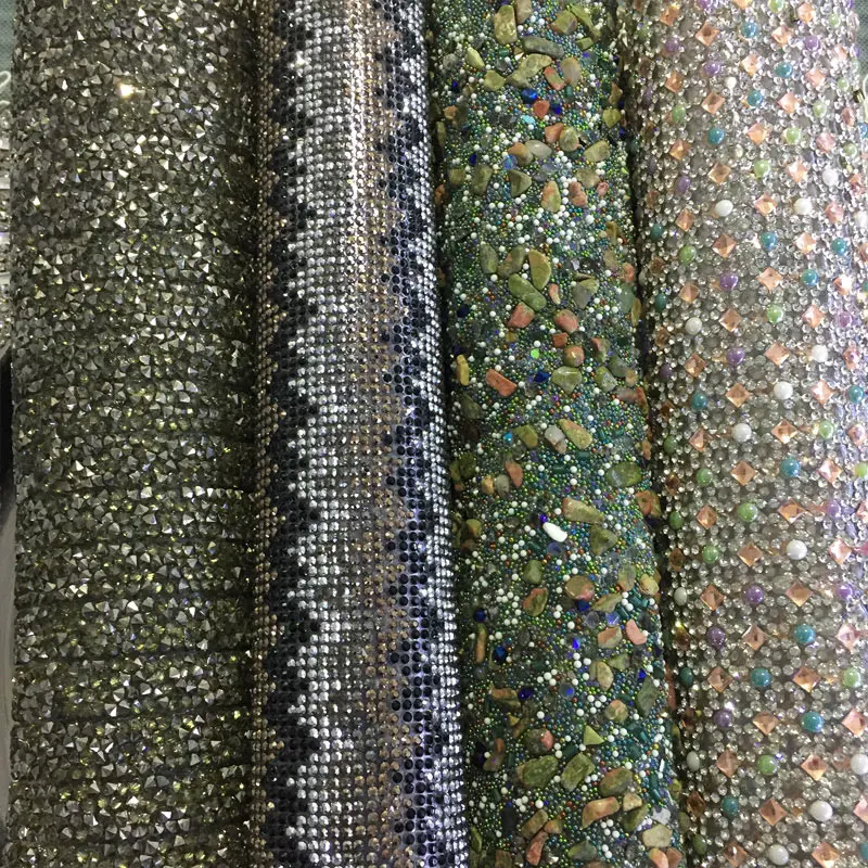 Factory custom adhesive rhinestones crystal strass beads transfer sheet rhinestone diamond panels