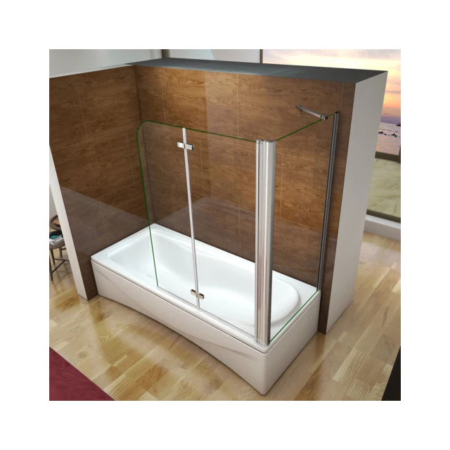 
Easy Cleaning Folding Bath Screen 