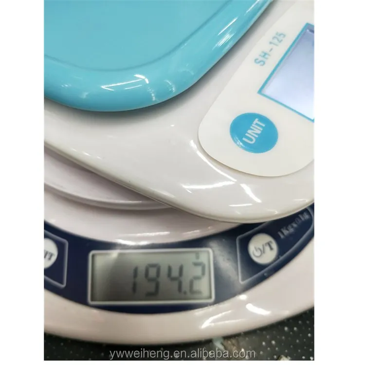 New design factory price hot selling digital kitchen scale white light 125