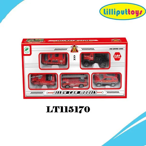 
 Детский литой пожарный двигатель 1/64 игрушки  