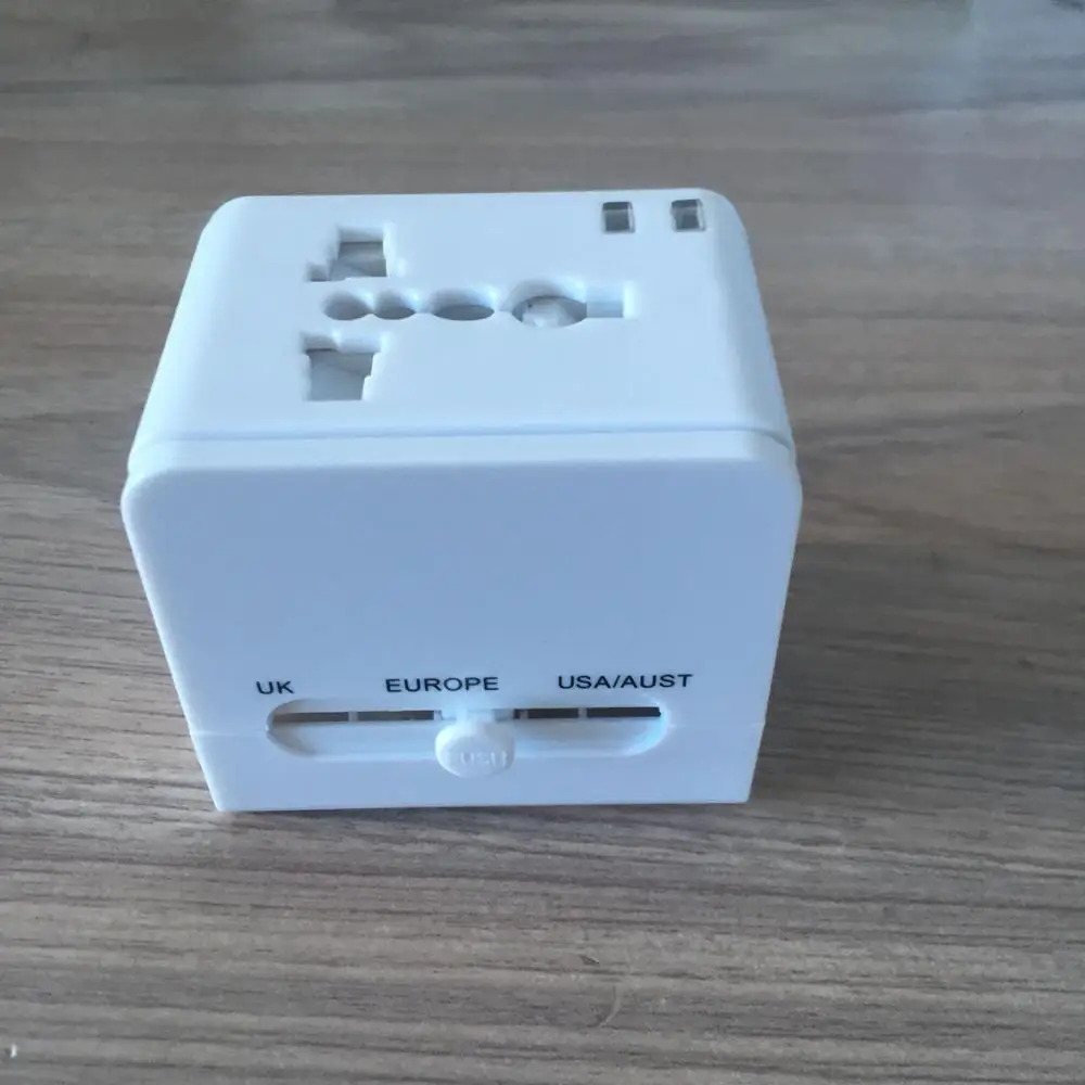 
Easy to take Universal electrical ce Travel Adapter for USA Australia Europe UK leliphone adaptors with 2 usb 