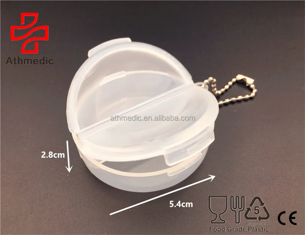 2025 Athmedic food grade promotional 2 apart drug medicine tablet pill box case keychain
