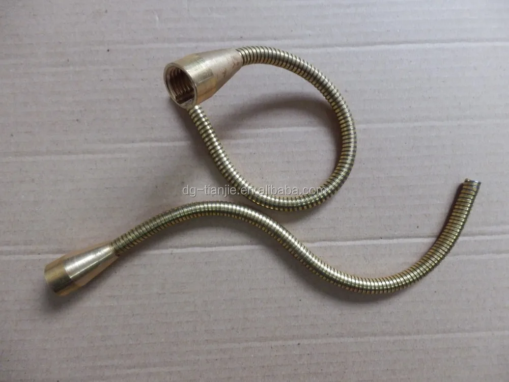 Copper Gooseneck pipe with copper fitting