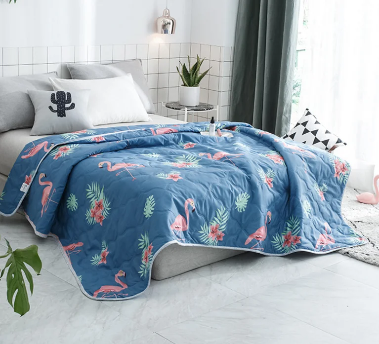 
Plaid Patchwork Microfiber Bedspread sheet set, Super Soft Printed Single Pin-sonic Quilt, Washable Lightweight Coverlet bedding 