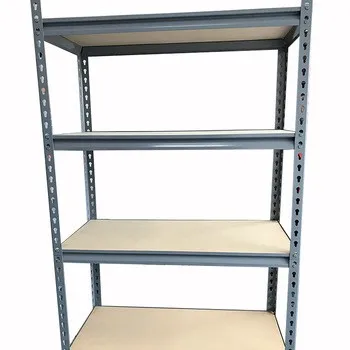 2 Light duty industrial shelving unit 5 tier garage metal racking galvanized storage shelves steel mdf boltless shelving