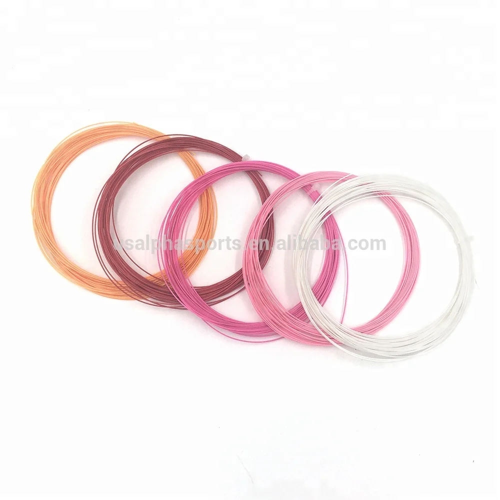Best quality nylon Customized badminton racket string for 0.66mm