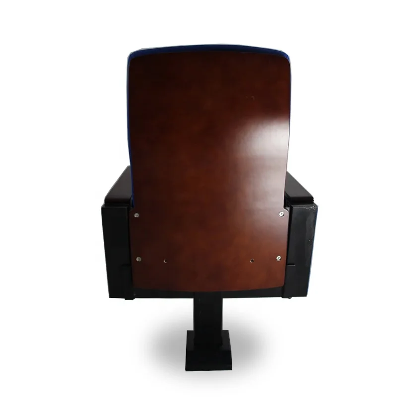 Single leg auditorium seats theatre chair armchair for lecture hall with foldable writing table