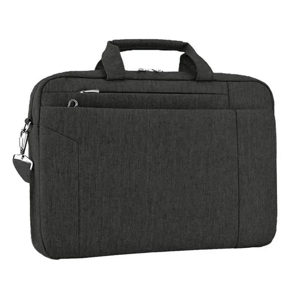 OEM 15.6 Inch Water-Resistant Laptop Sleeve Case Computer Message Briefcase Bag with Belt  for Men