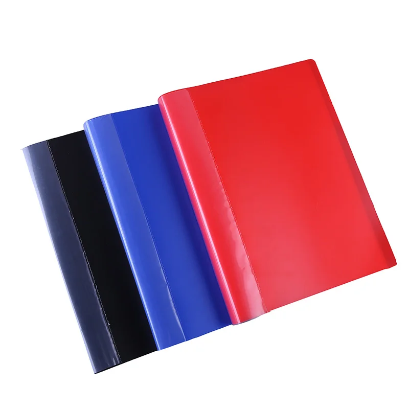 New desgin a4 plastic display book multi pages transparent pp soft file folder