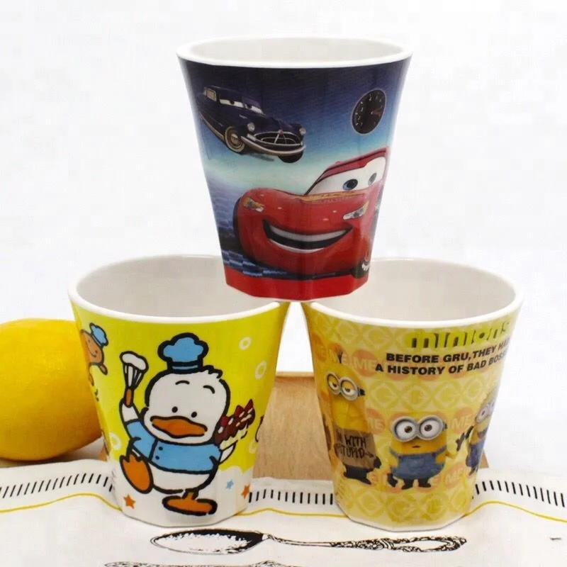 Melamine kids drinking cups