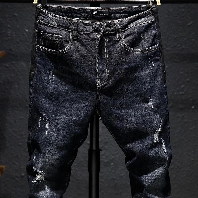 
S279 New Hot 100% Cotton Realistic Lifesize ripped Jean for men Manufacturer China 