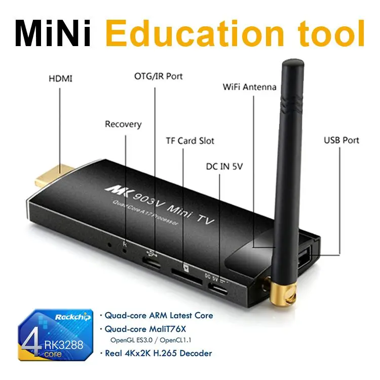 Горячие продажи bluetooth miracast мини-компьютер pc