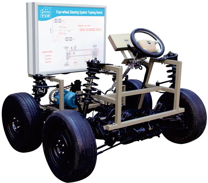 Четыре колеса системы тренировочная скамья, Гидроусилитель руля испытательные Стенды для учебных пособий