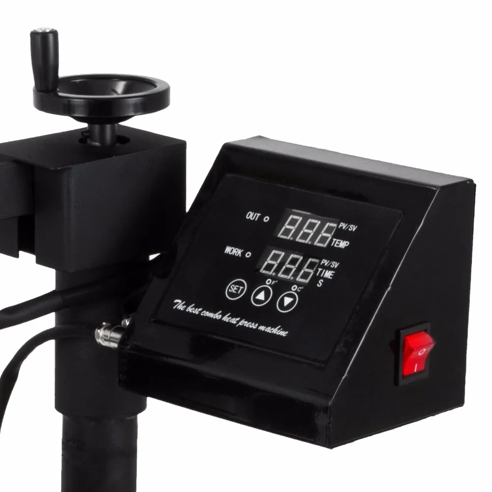 
8 in 1 Digital Heat Press Machine Multifunctional Transfer Sublimation for T-Shirt Mug Cup Hat Cap 15