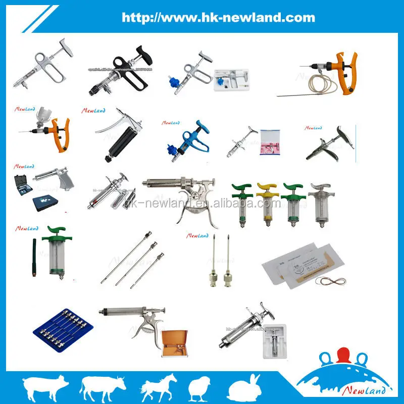 NL114 Adjustable continuous injector continuous veterinary vaccine for pigs cow sheep animal syringe