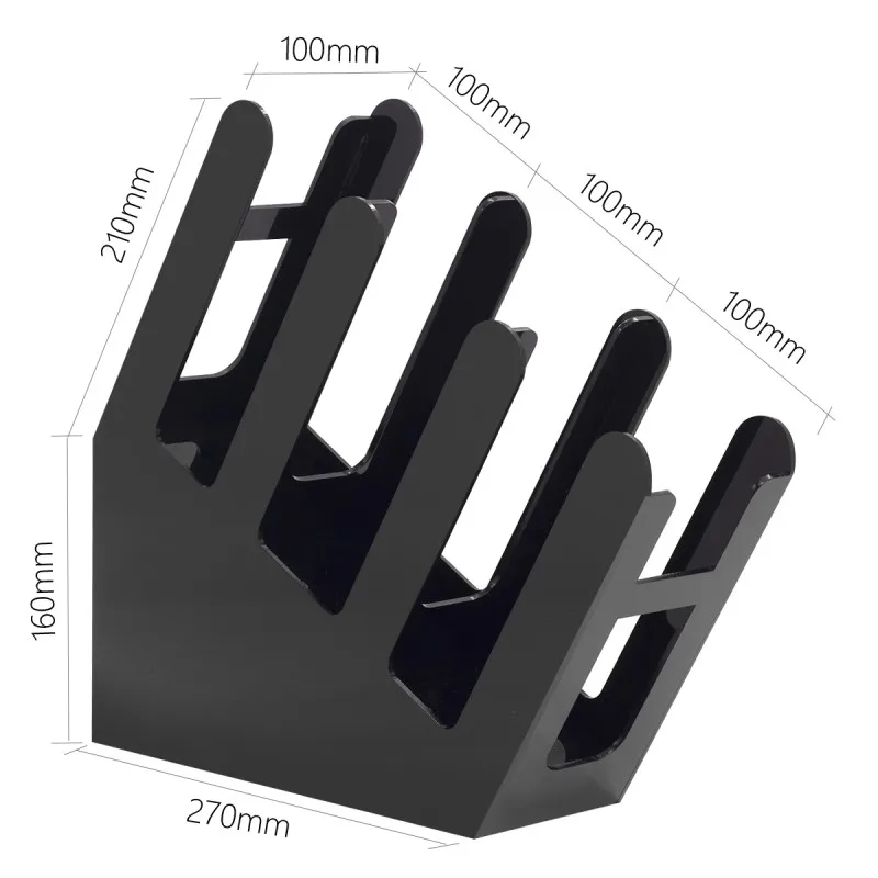 Custom Acrylic Disposable Cups Display Holder Shelf  for Coffee shop KFC and MacDonald