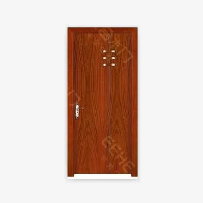 Cheap Prettywood American style  Modern Simple Designs brown Wooden Interior Door