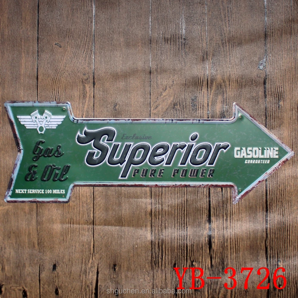Garage Motel Route 66 Beer Exit Gas Oil Beach Lounge Retro Arrow Metal Tin Signs embossed vintage metal plate