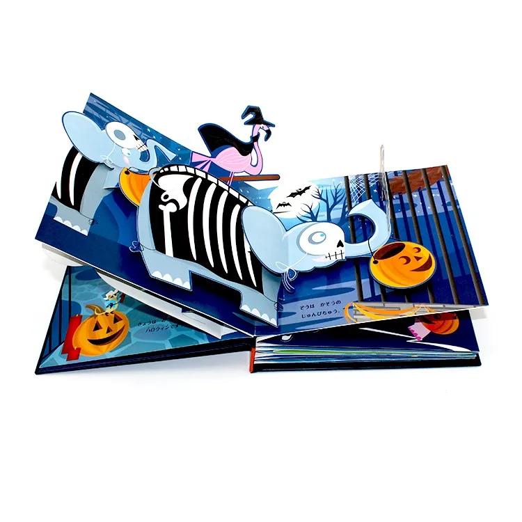 2024 Factory custom kids 3d pop up books printing luxury