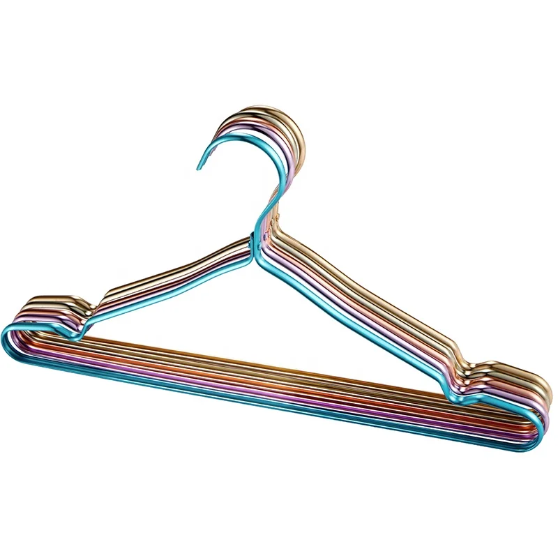 Оптовая продажа Золотая вешалка для одежды из алюминиевого сплава балкона