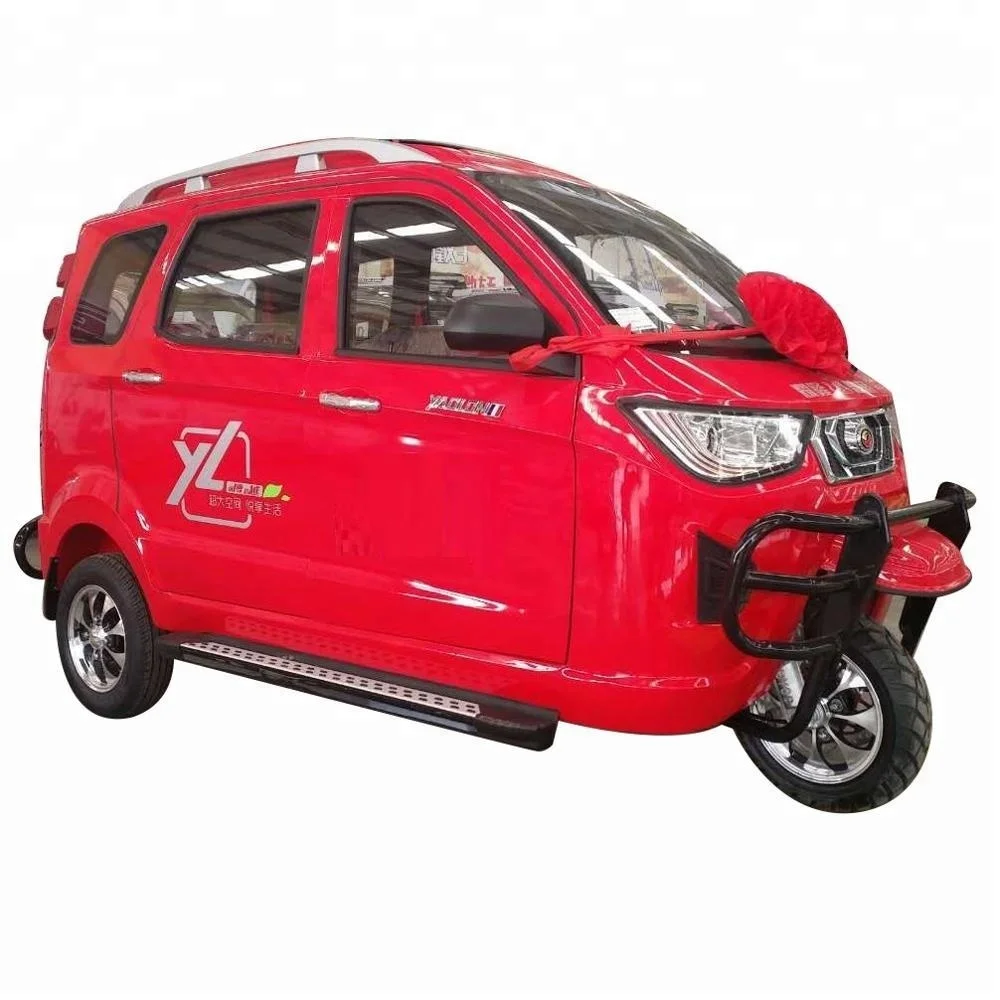 3-Wheel Close Cabin adult Tricycle Motorcycle Passenger