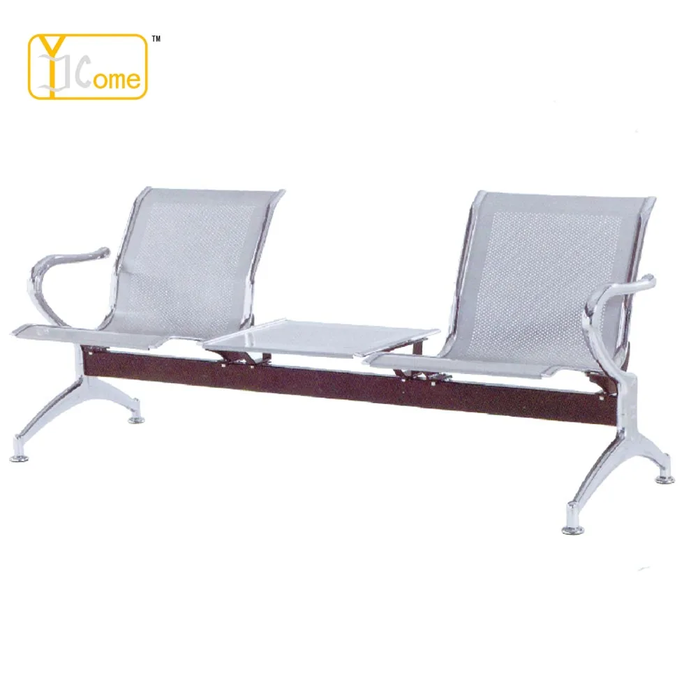 YKL024 cheap metal chair, 3-seater metal waiting chair durable optional color metal hospital waiting room chairsHigh Quality Tre