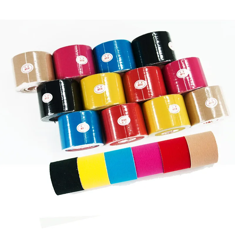 Athletic Kinesiology muscle support tape exercise elastic sports tapes for knees thumb wrist neck pain