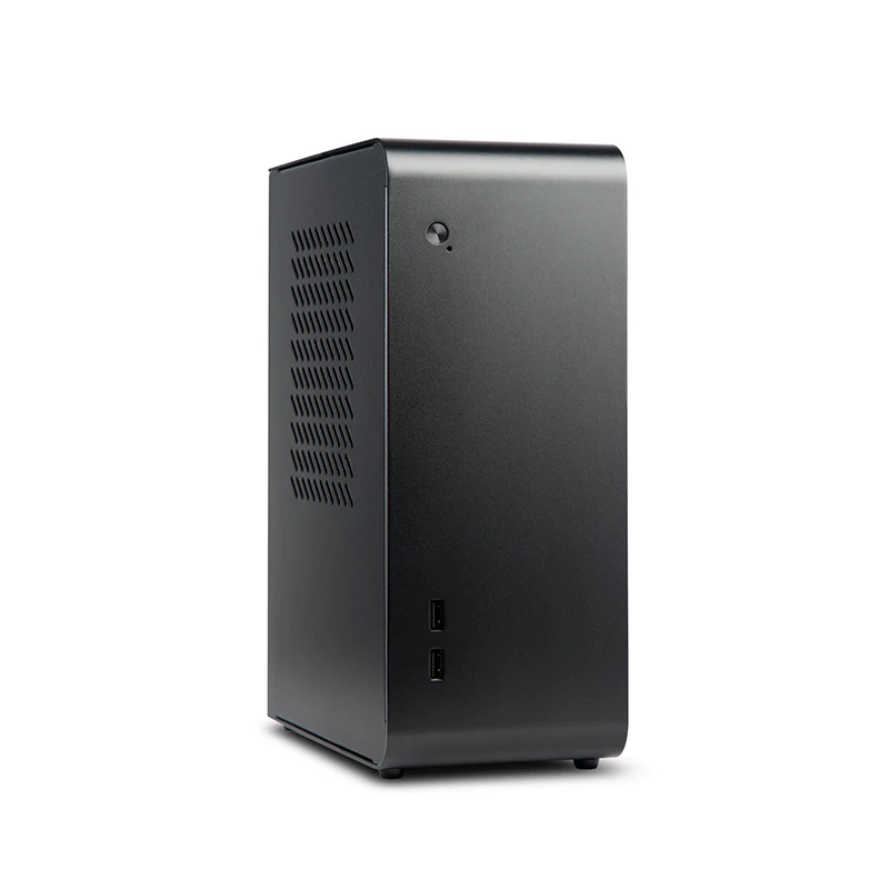 Корпус RGeek OEM U110 Micro ATX ITX, безвентиляторный мини-Корпус для ПК, прочный корпус для ПК, настольный шкаф с держателем для видеокарты
