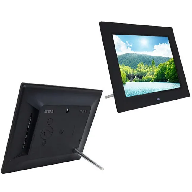 
 Bulk wholesale 8 inch Slim LCD digital photo frames with power adapter  