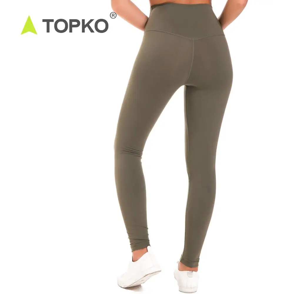 TOPKO Wholesale High Quality Push Up pants women active wear gym fitness leggings set
