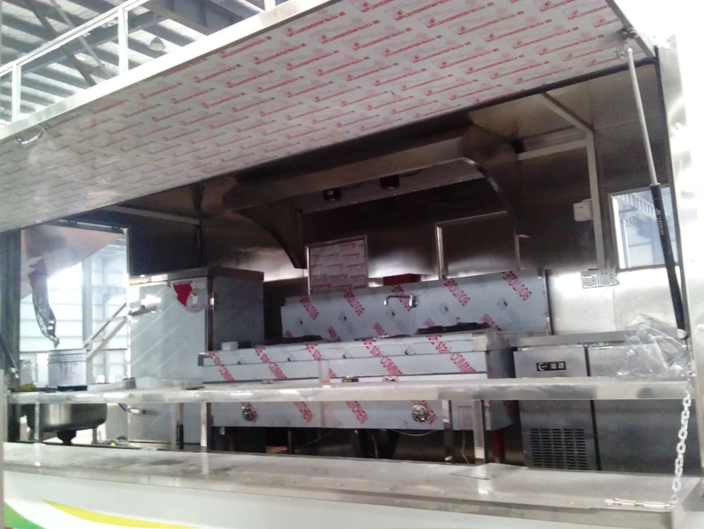 4.2 m China mobile food truck for sale