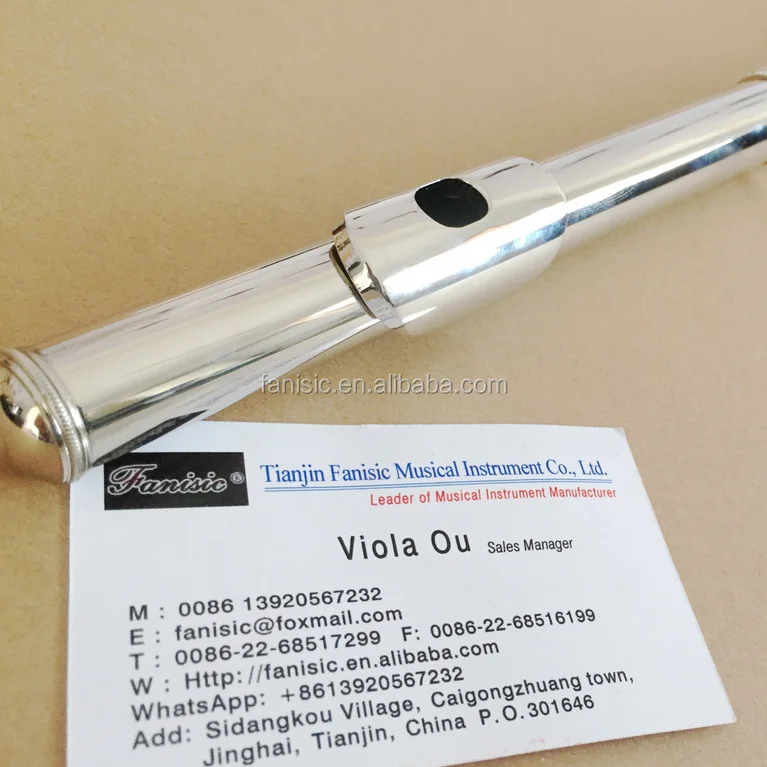 China Factory Outlets Silver Plated 16 Closed Flute