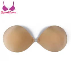 Self-achesive Backless Bra Cup For Sale Strapless Lingerie Bra Push Up Invisible Women Ladies Comfortable No Rims Bras