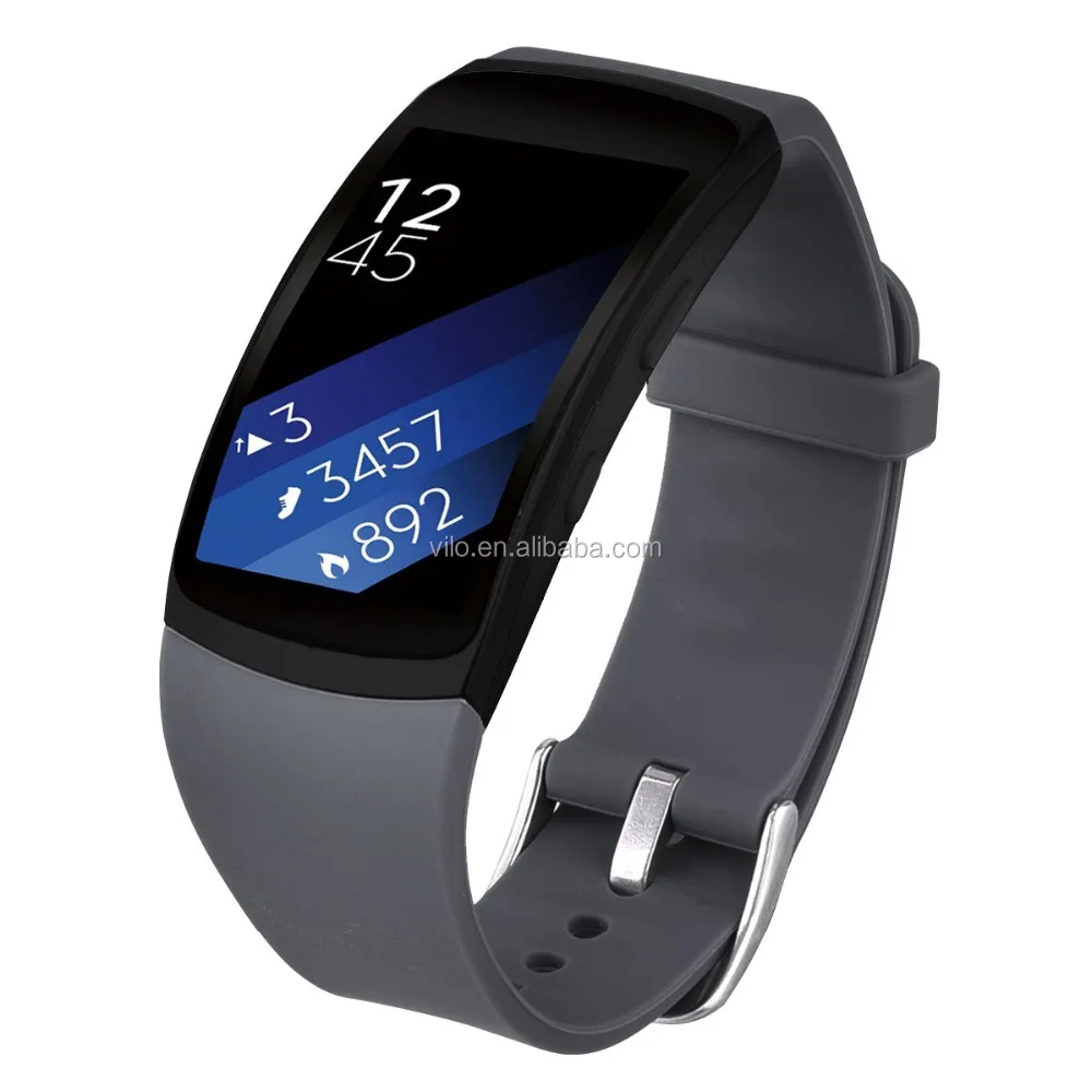 for Fit 2/Fit 2 Pro Bands, Soft Silicone Replacement Sport Band for Samsung Gear Fit 2/Fit 2 PRO Smart Watch Bracelet Strap