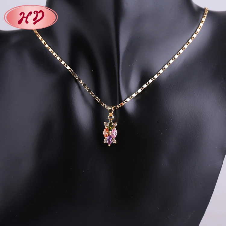 
2018 New Bollywood Popular Zircon Gold Plated Jewelry Sets Indian 