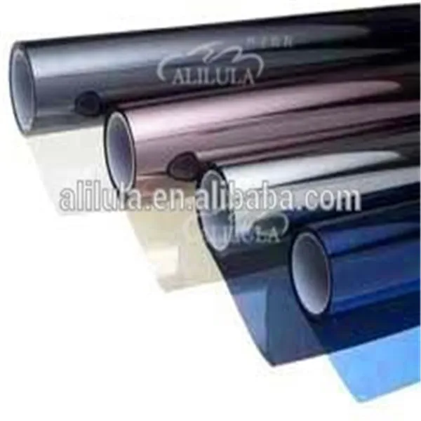 1.52*30M Roll Size Glass Building Mirror Film Heat Reject Protection Film Metal Silver Black 5% Vlt Reflective Paper