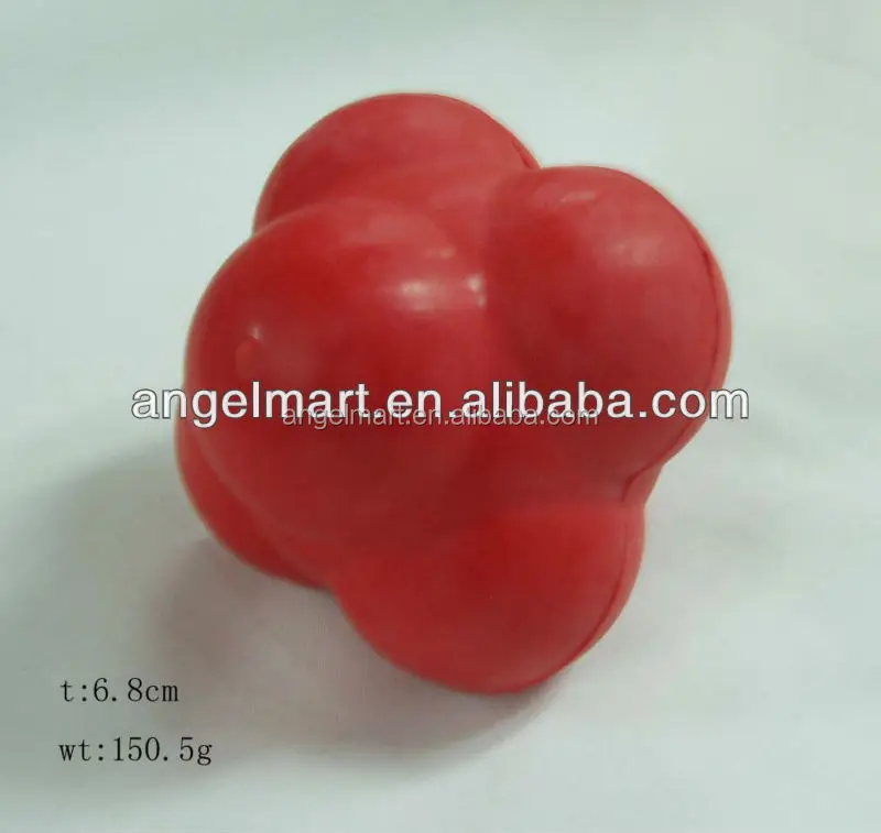 Factory direct sales inflation Rubber physical therapy hand relax foot massage ball toys, soft ball