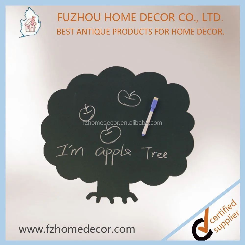 Wooden kids custom shaped blackboard