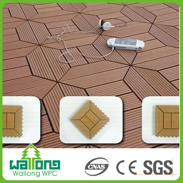 High quality no pollution high plasticity wpc wood design ceramic floor tile