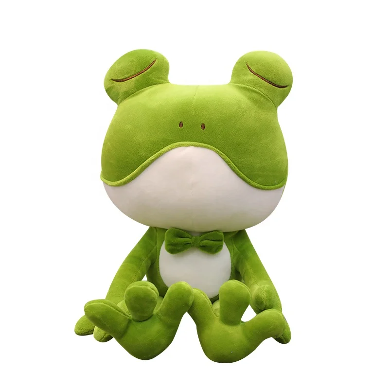 plush frog green toy stuffed animal pillow