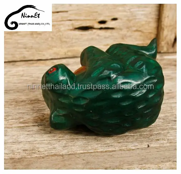 Crafts wooden frog from Thailand