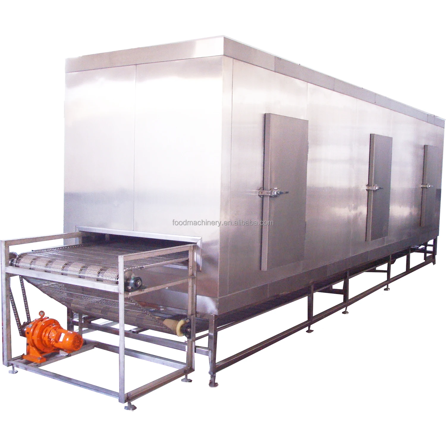 iqf tunnel freezer for meat fish fruit and vegetable