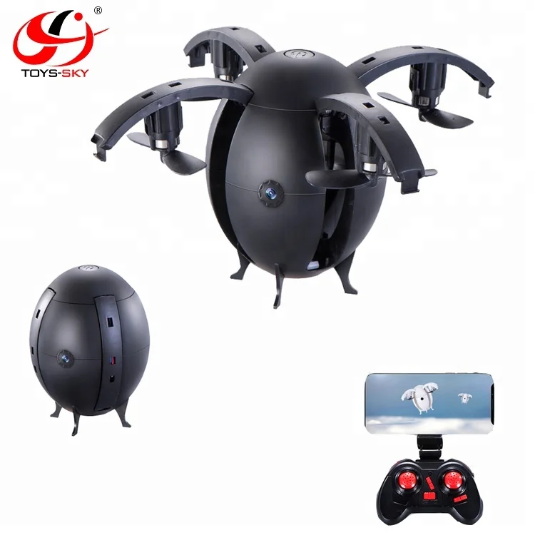Wifi FPV Camera Transformable Egg 720P hd camera wifi drone Height Hold G-sensor Folding Quadcopter APP Control V JJRC H66